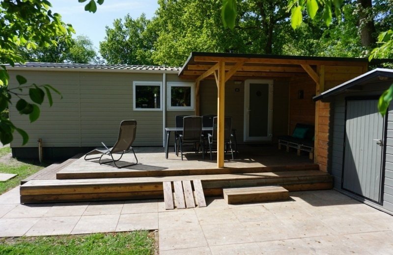 Vakantiehuis Wolfskamp 17 op camping Bergzicht in Ommen